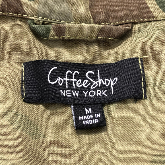 Coffee Shop Camo Floral Embroidered Tassel Jacket - Picture 6 of 8